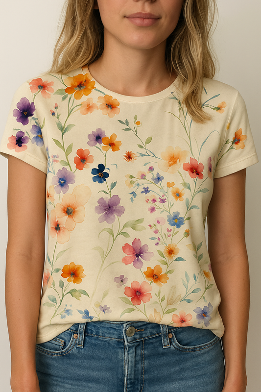 Women's Vintage Floral T-Shirt