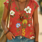 Women's Floral V-Neck T-Shirt
