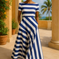 Elisa | Striped Dress