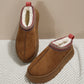 Viola - Flat shoes made of fur
