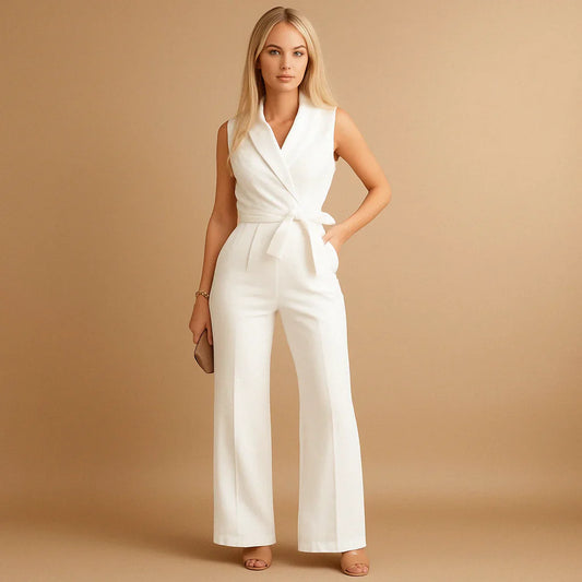 Sleeveless and Sophisticated Fit Jumpsuit