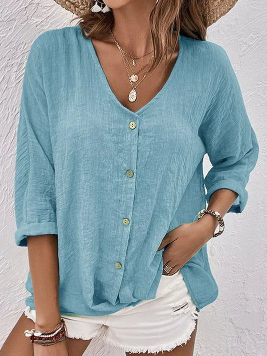 Clara – Linen Shirt for Women