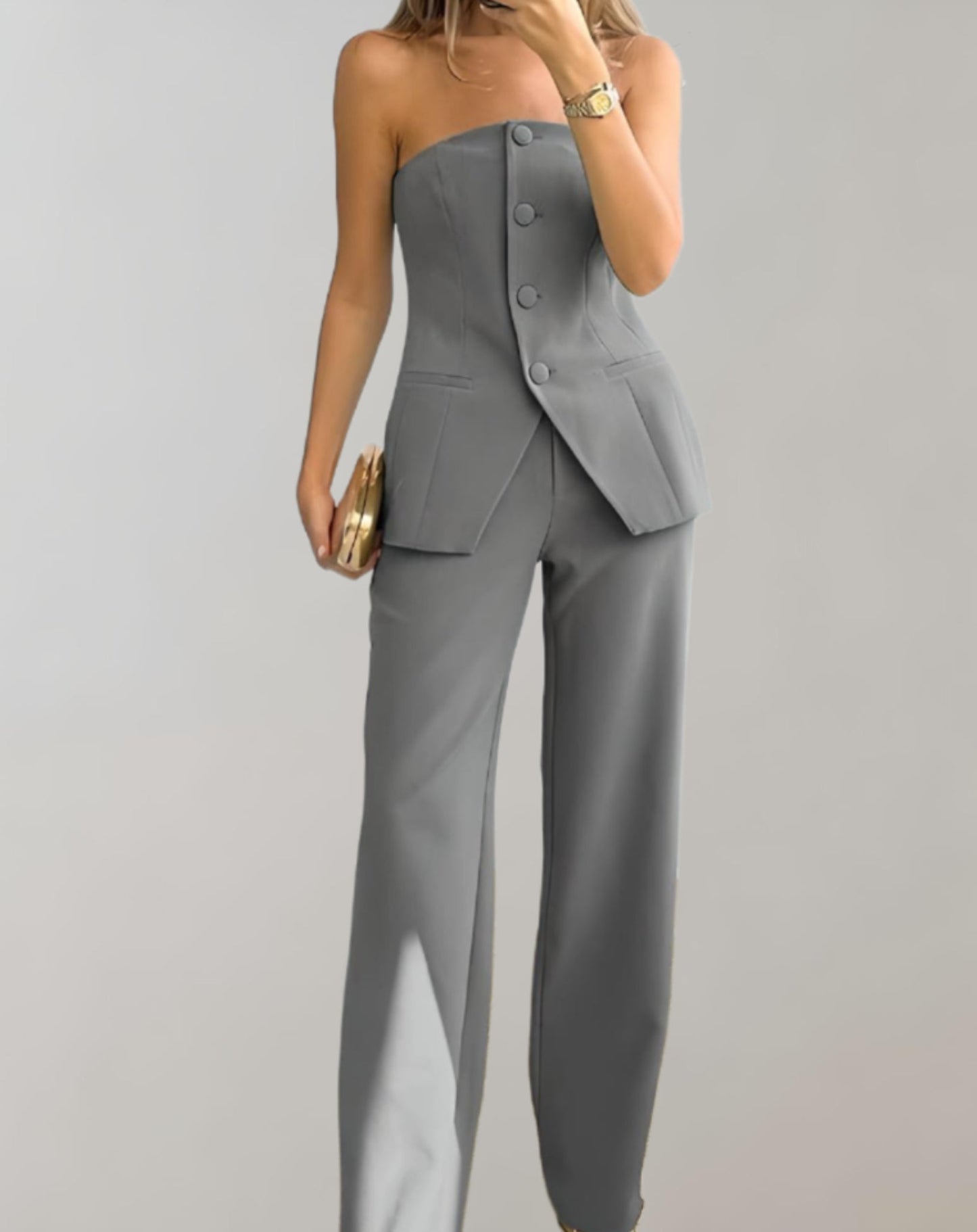 Veda - Elegant chic party set [top+pants]