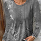Antonella | Women's landscape painting - long sleeve blouse