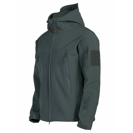 Waterproof hooded army jacket - Dawson