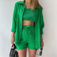 Madelyn - Two-piece set with pleated curtain