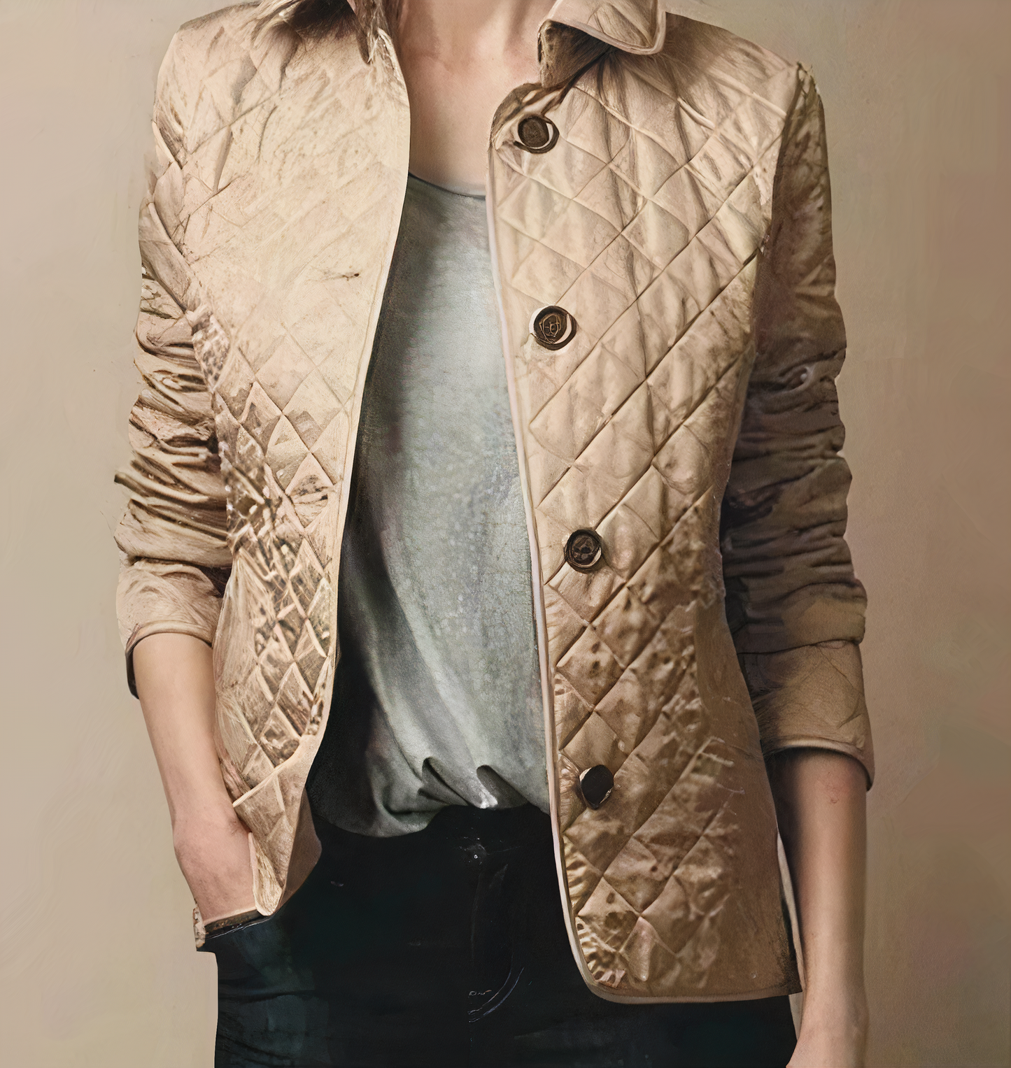 Women's Silk Cotton Coat - Evelyn