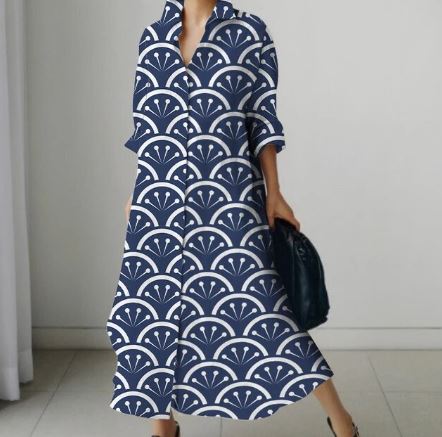Lucille - Women's dress with print