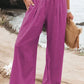 Aubrey - Wide Leg Pants with Elastic Waistband