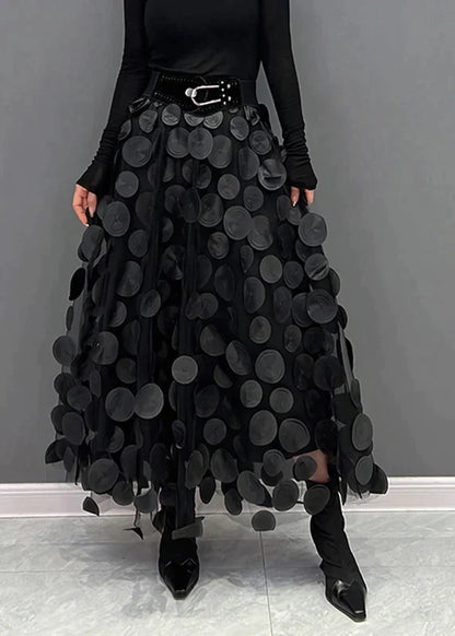Violet - Elegant skirt with dots