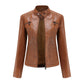 Stylish Faux Leather Women's Jacket