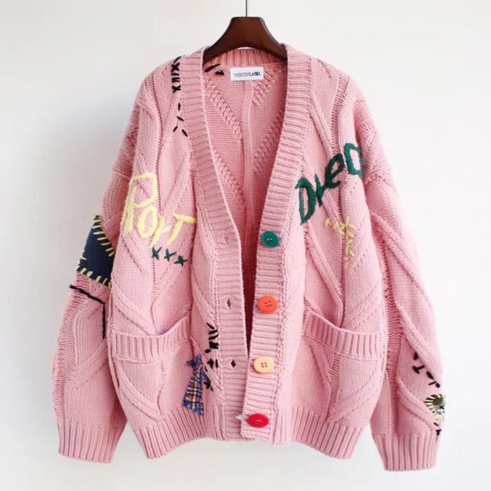 Ella - vest with patchwork accents