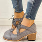 Brogue Heeled Boots for Women