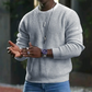Comfortable Waffle Knit Sweater for Men