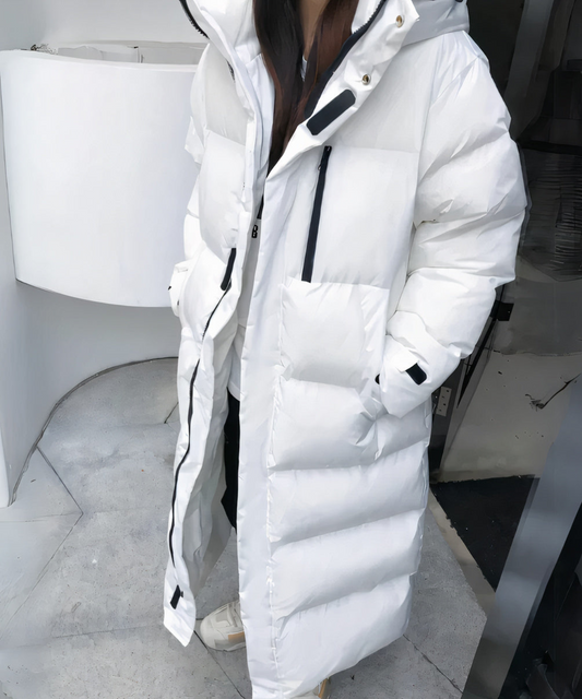 Waterproof and windproof long coat - Fleur