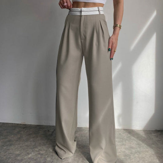 Diana - Fashion High Waist Straight Pants
