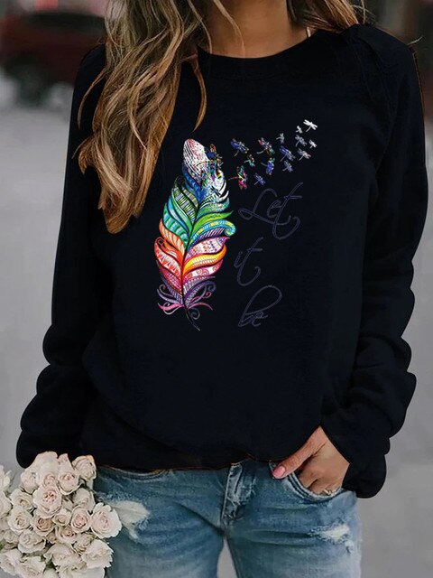 Amelia - Printed winter sweater