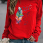 Amelia - Printed winter sweater