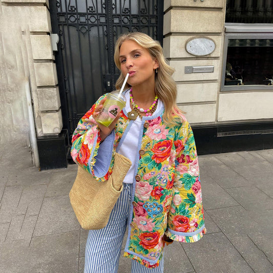 COLORA | STYLISH FLOWER JACKET