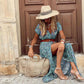 Anais - Ibiza Print Long Dress