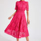 Hallie | Lace Midi Dress