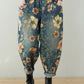 Luna - Printed Drawstring Trousers
