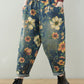 Luna - Printed Drawstring Trousers