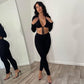 Jumpsuit with cut-out