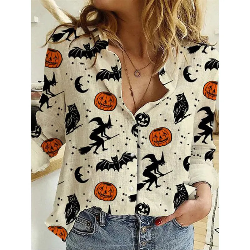 Kumari | Women's Halloween Blouse - Fun & Stylish Design