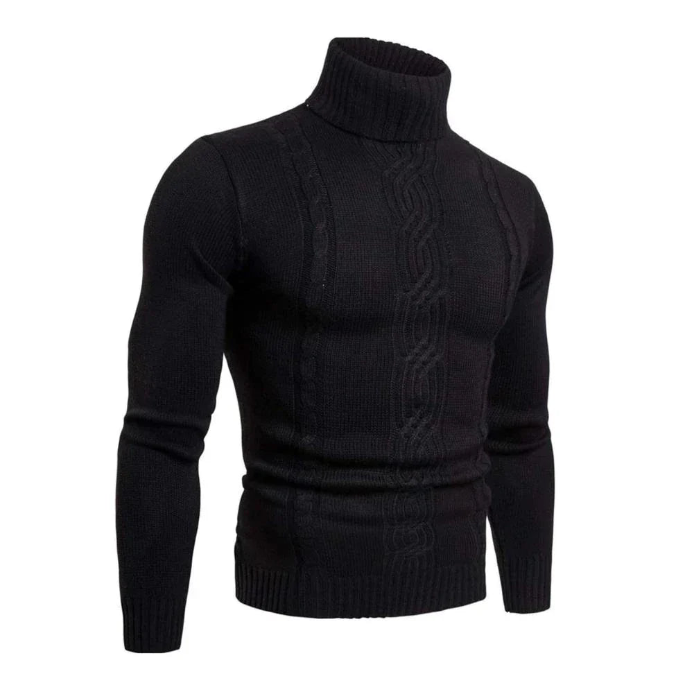 Cotton knitted turtleneck - Lucian
