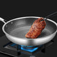 Stainless Steel Non-Stick Frying Pan – Effortless Cooking with Modern Design