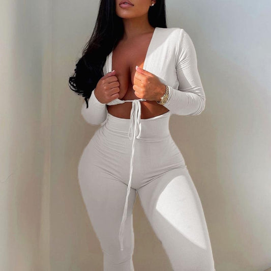 Jumpsuit with cut-out