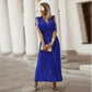 Shiloh - Vintage summer dress with ruffles and pleats
