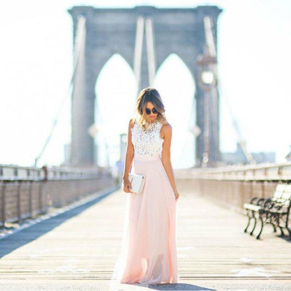 Stylish Summer Lace Dress - Vezza