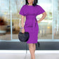 Amelia - Short Sleeve Dress for Women