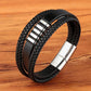 Stylish Leather Bracelet for Men Timeless Accessory Modern Edge
