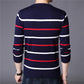 Thijs Striped Sweater with O-Neck