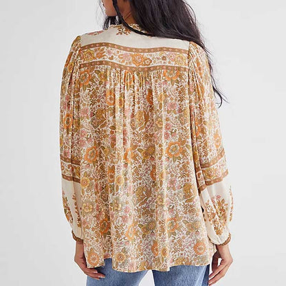 Pawani | Bohemian Blouse With Tassel Details - Relaxed & Stylish