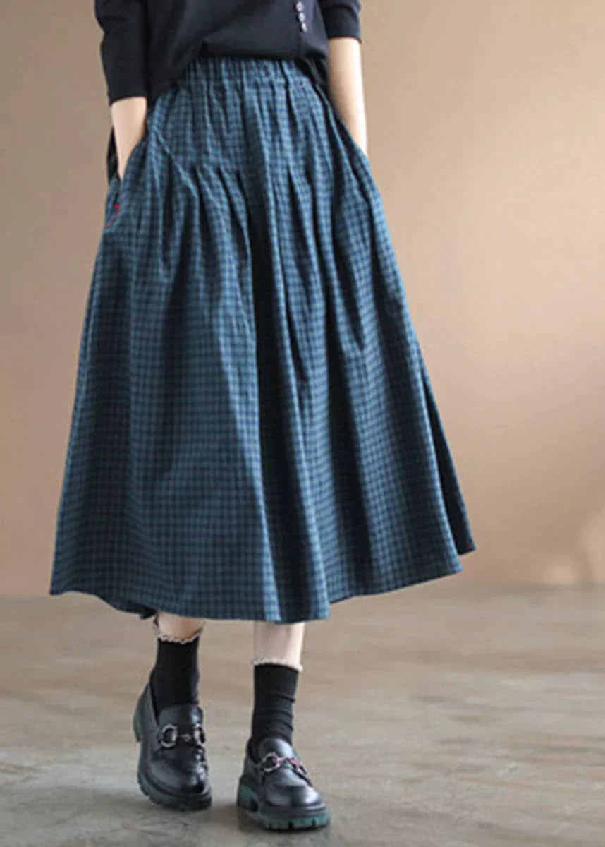 Charlotte - Checked skirt with elastic