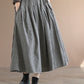 Charlotte - Checked skirt with elastic