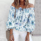 Floral Women's Chiffon Blouse with Ruffle Sleeves – Elvira