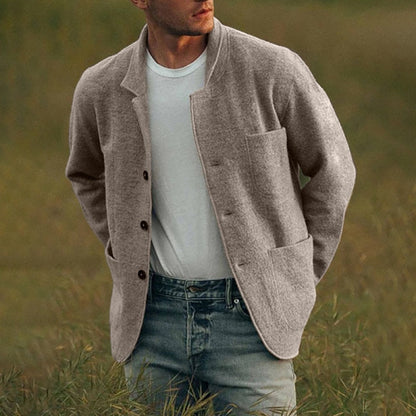 Tommy Digan | stylish wool cardigan with button closure for men