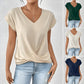 Maya | Twist Front V-Neck Top