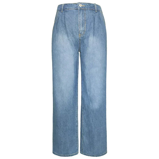 Wide Leg Jeans - Casual - Blue Denim - Perfect for Everyday