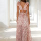 Dakota - Maxi dress with ruffles on the shoulders