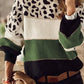 MARIE | MULTICOLOUR LEOPARD SWEATER
