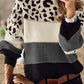 MARIE | MULTICOLOUR LEOPARD SWEATER