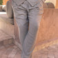 Miguel - olive green linen set (shirt + pants)