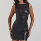 Diana - Leather mini dress