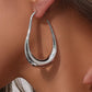 Mariah | Drop Hoop Earrings